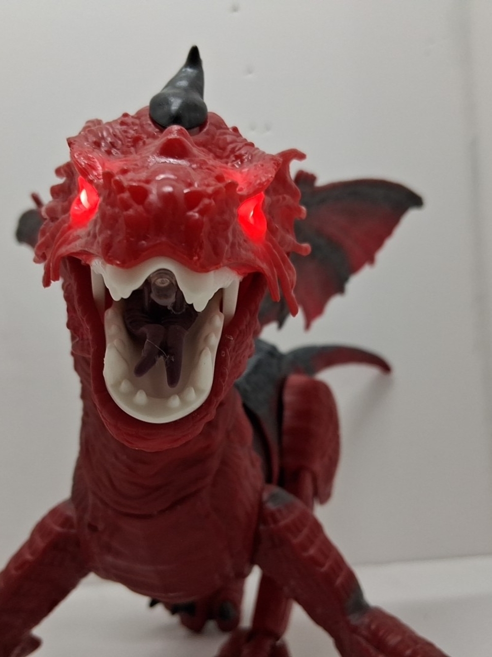Red Remote Control Fire-Breathing Dragon Action Figure - Picture 8 of 12